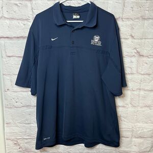 Nike Dri-FIT Butler College Navy Embroidered Short Sleeve Polo Men’s XL